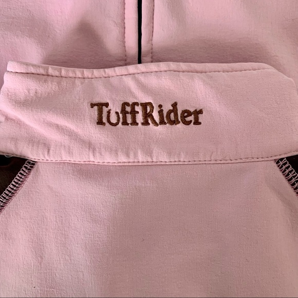 TuffRider Full Zip Pink and Brown Jacket - Picture 4 of 8